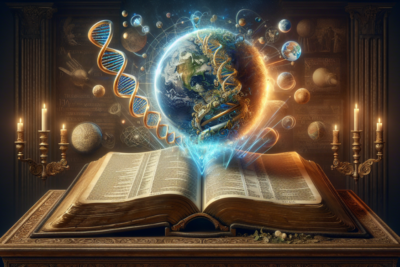 Libro antiguo ilumina conceptos de ciencia y universo.